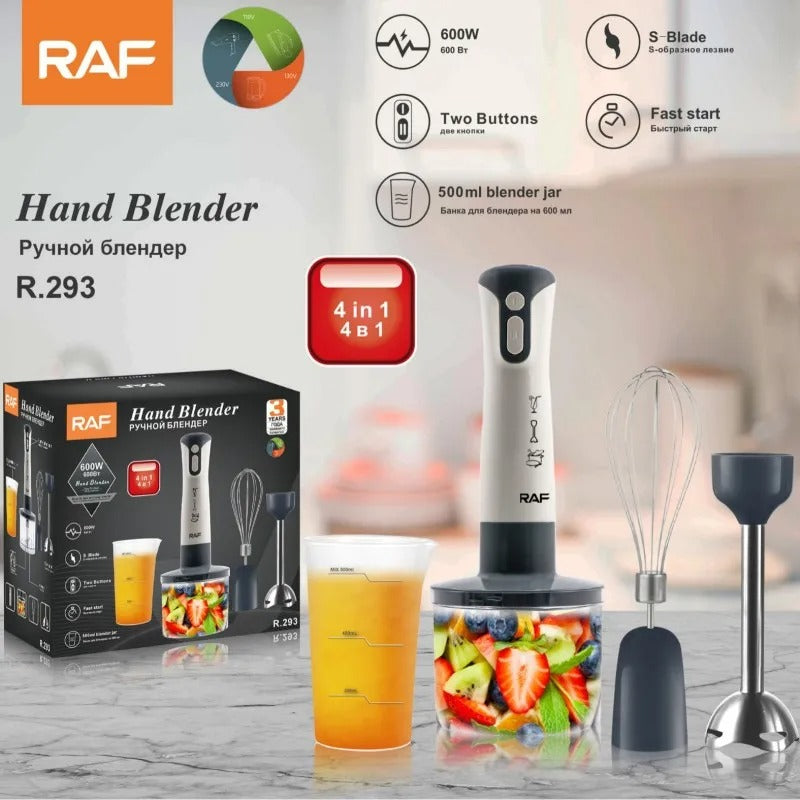 RAF 4 IN 1 HAND BLENDER SET