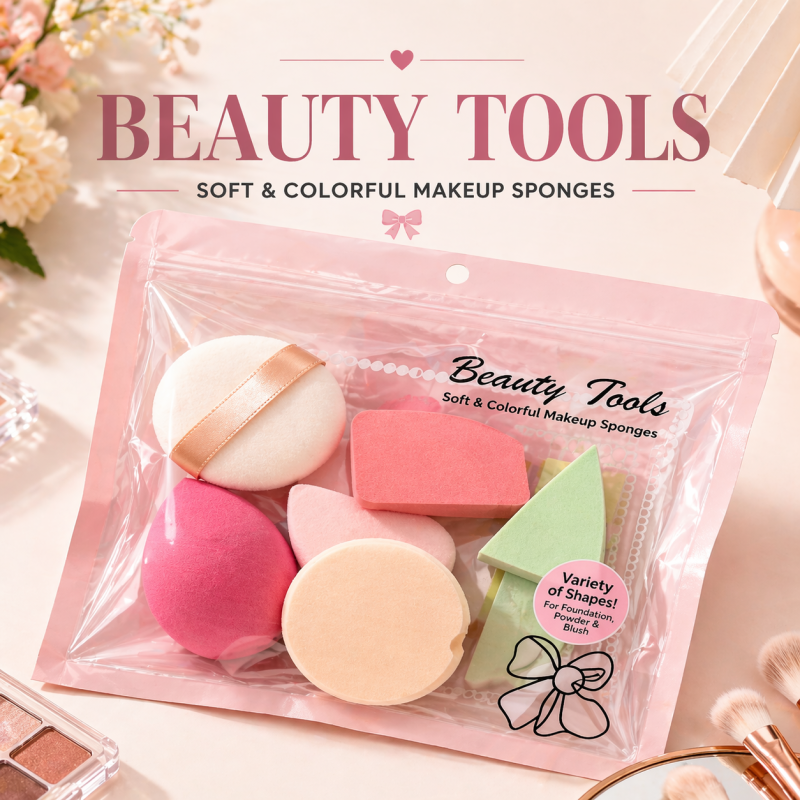 Fun & Safe Beauty Play for Kids Let your little ones enjoy creative pretend play with these soft and colorful makeup sponges. Perfect for learning, dress-up fun, and boosting imagination