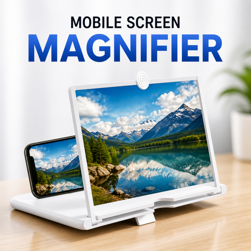 Mobile 3D Screen Magnifier with Box Packing (Mix/Random colour