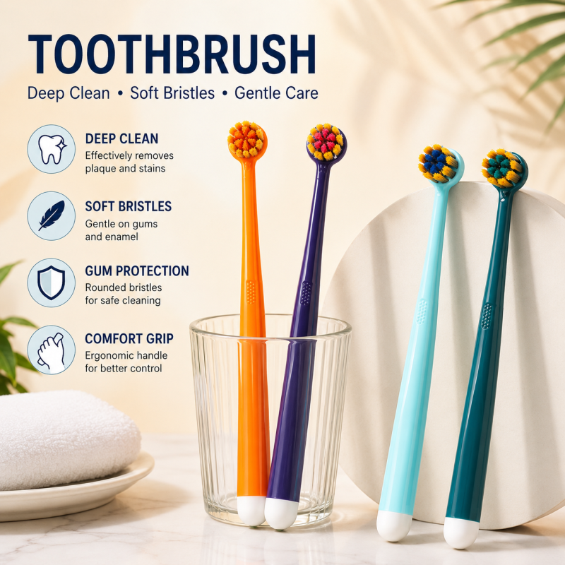 Toothbrush Dental Beauty For Teeth Whitening Instrument Tongue Scraper Adult