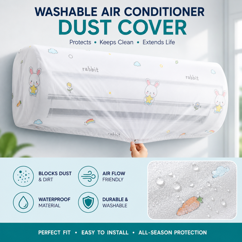 Air Conditioner Dustproof Cover (Premium Quality