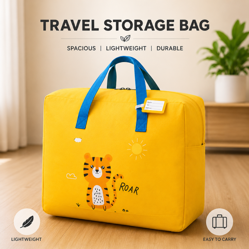 Portable multifunction storage bag, closet organizer, tote zippered bag ,childbirth bag large capacity
