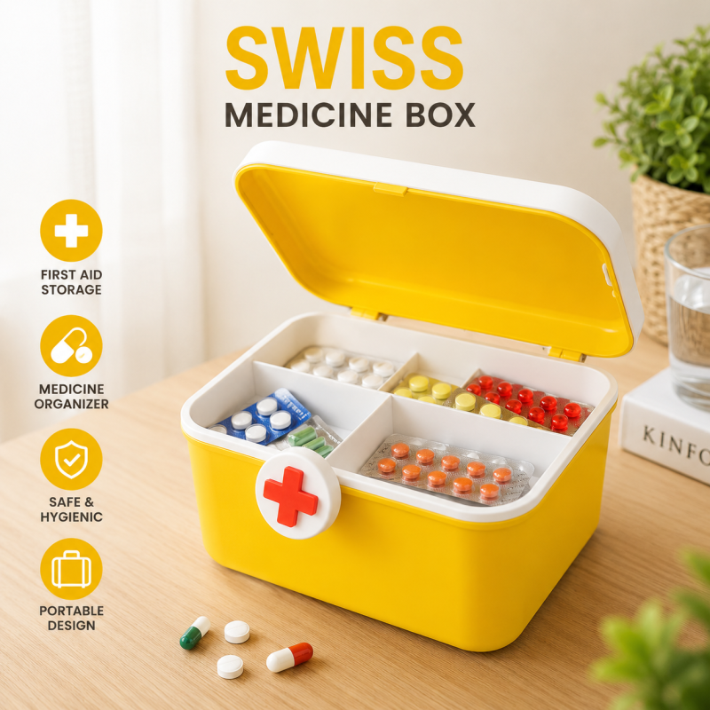 Plastic Medicine/Pills Storage Box/Organizer/First Aid Kit/Medicine Box