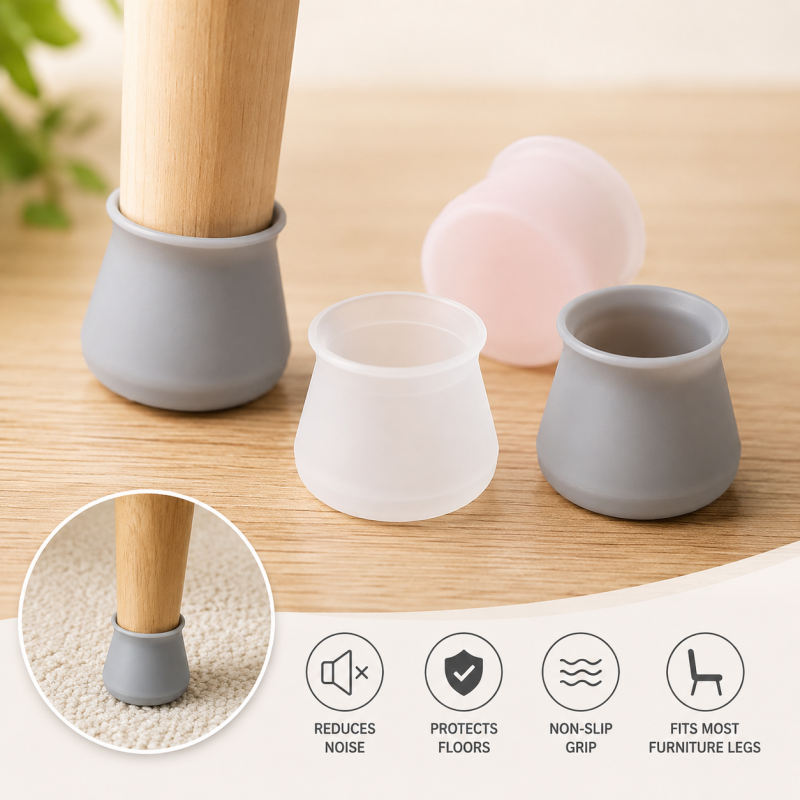 Silicone Chair Leg Cap (Pack of 4)