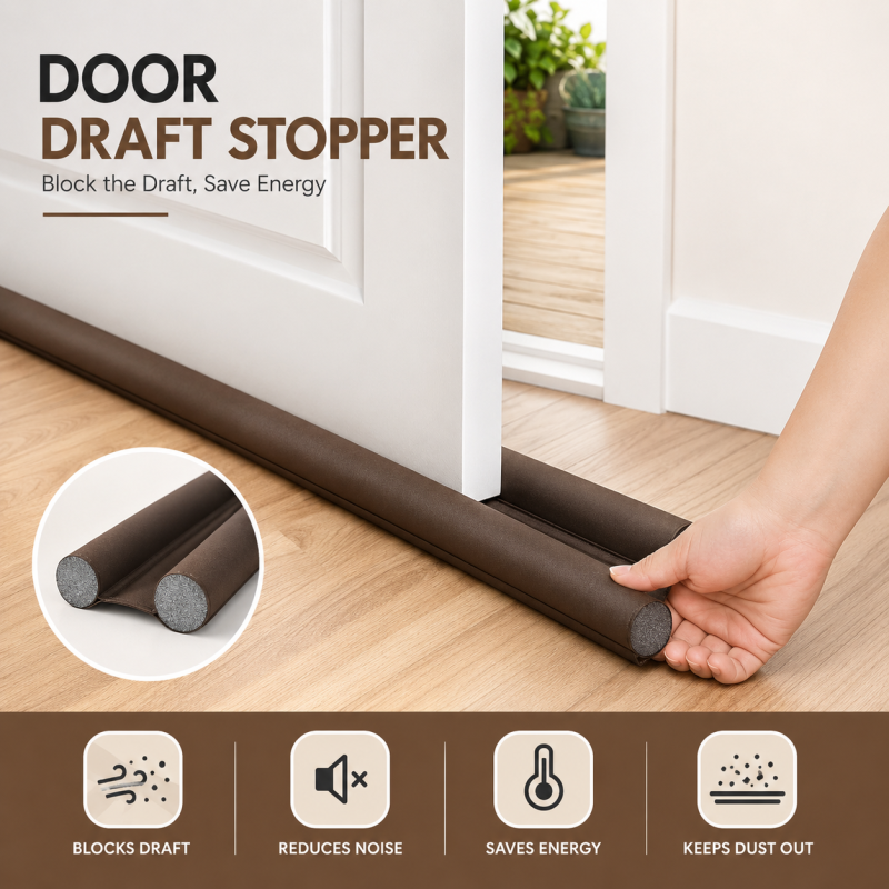 Door Draft and Dust Stopper, Air Stopper Door Insect Protector Door Bottom Seal good qualilty