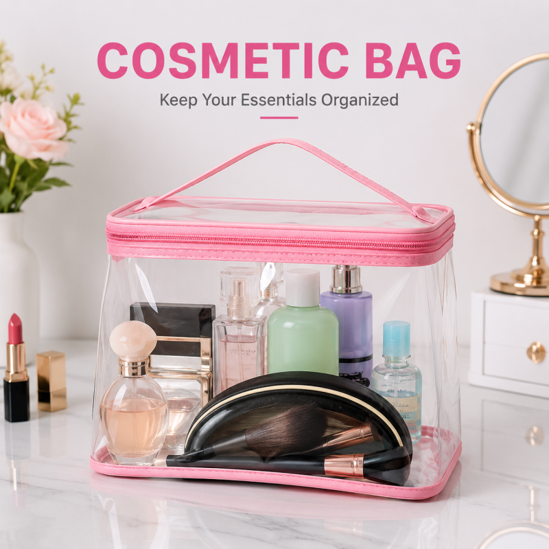 Pink Transparent Bag