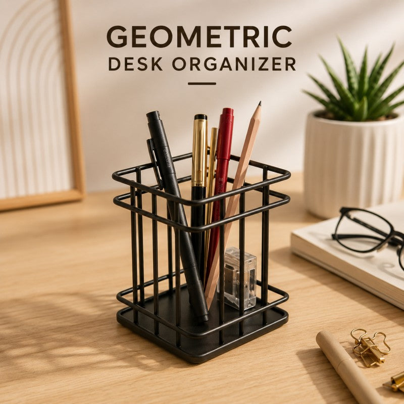 Multipurpose Geometric Storage Holder Stylish and Space Saving