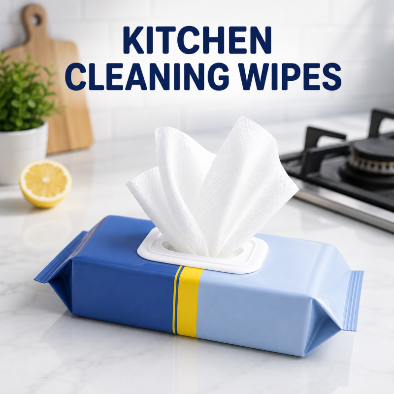 New Kitchen Wipes 80 PCS Multi-function Kitchen Cleaning Wet Wipes