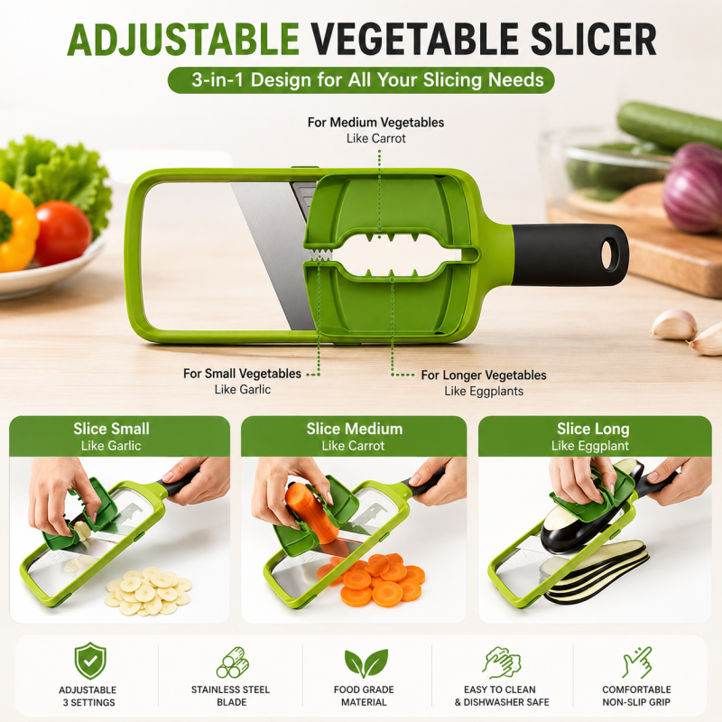 MANDOLINE VEGETABLE SLICER