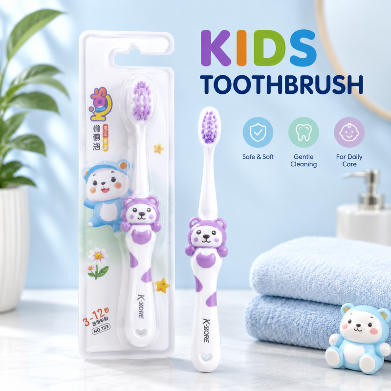 KidsToothbrush,HealthySmile, SoftBristles, OralCare ,CuteDesign