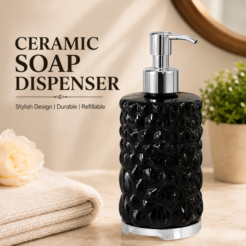 Modern Soap Dispenser Pump Container for Body Wash Skincare,Plastic Hand Dish Dispenser, For Kitchen, Bathroom and Bedroom