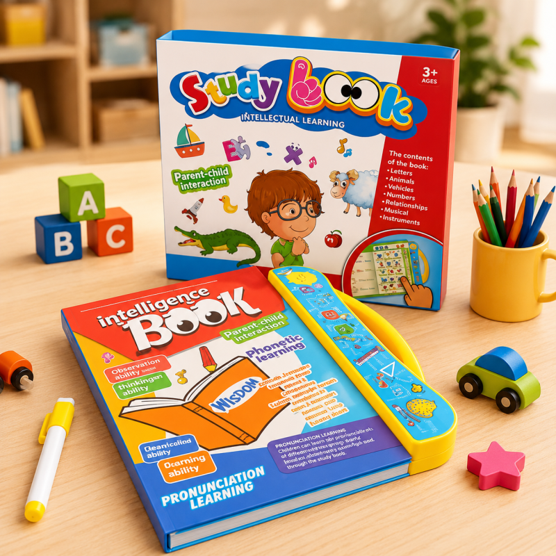 Children's Early Education English Point Reading Toy Smart Audio eBook Learning Book Talking Pen Books For Kids