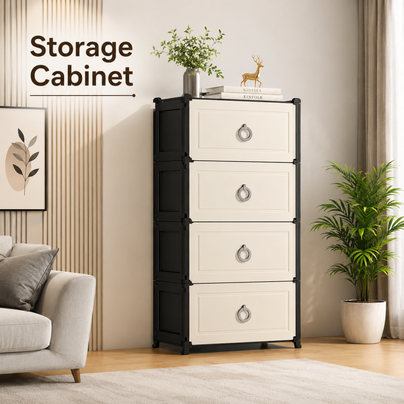 Modular Shoe Organizer Cabinet 4 layer. 8. partition