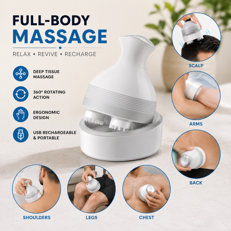 Rechargeable Relaxing Scalp Massager