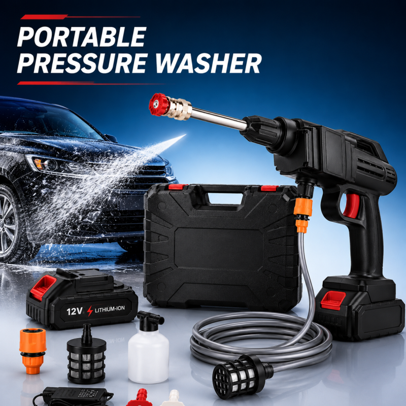 Cordless Pressure Car Washer 48V Lithium Battery Portable High Pressure Car Washer