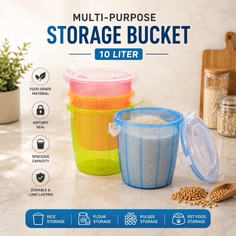 Opal Food Storage Container medium Transparent( 10 Ltr )