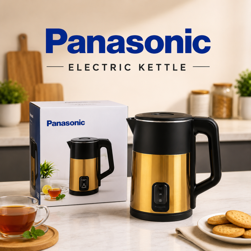 Panasonic Electric Kettle 2.0L Stainless Steel – Model P-175 (2200W)
