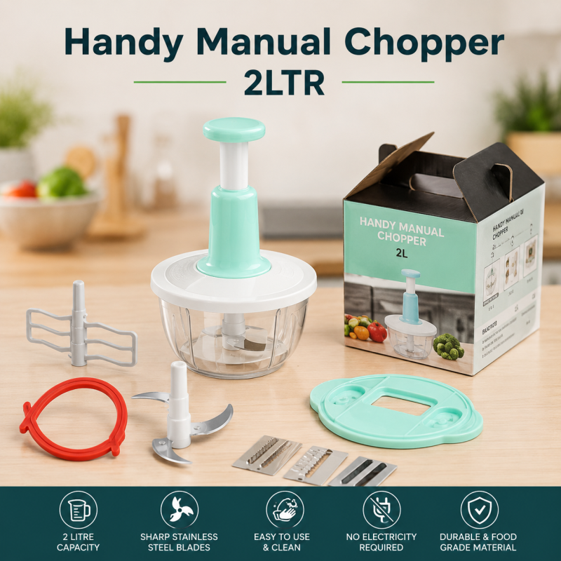 Vegetable food chopper,Handy Manual Chopper 2L
