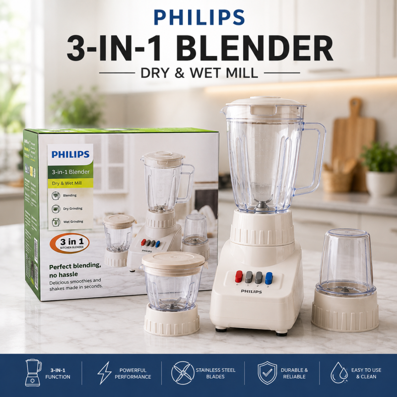 Philips 3-in-1 Blender