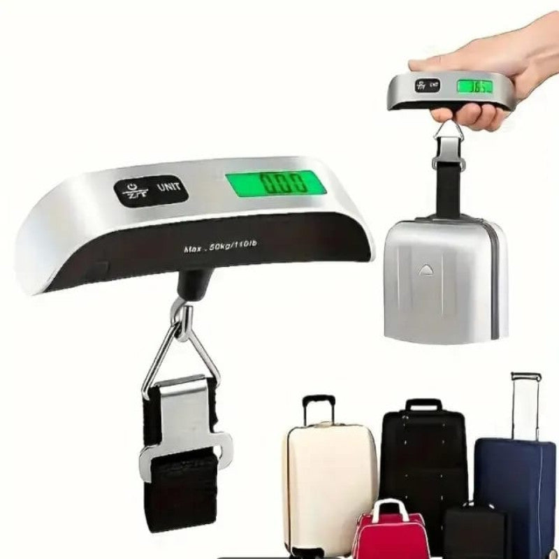 Electric Digital Luggage Weight Scale High Precision 50kg/110lb Portable Digital Luggage Weighing Scale with Backlit LCD Display