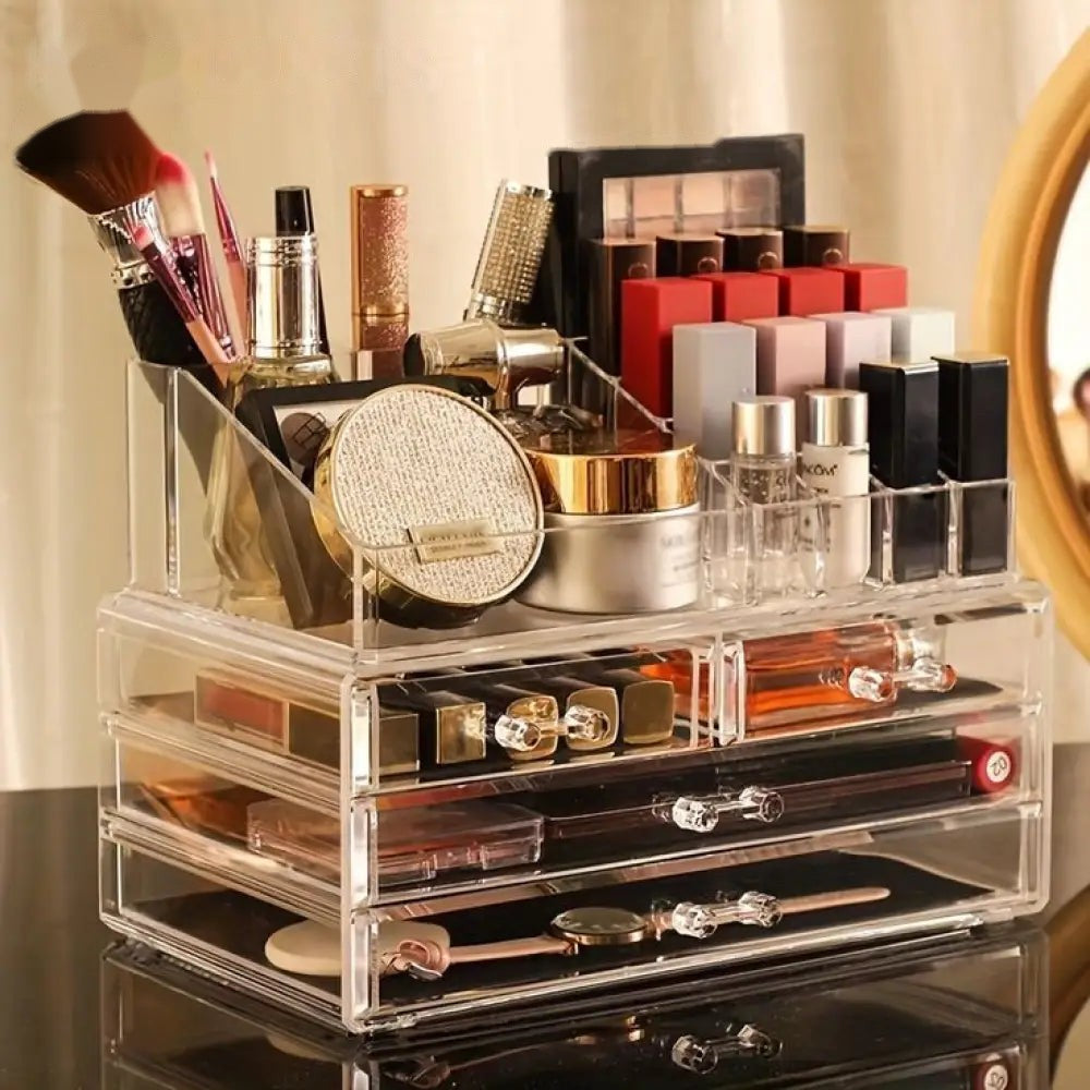 Acrylic Cosmetic Organizer With Drawer