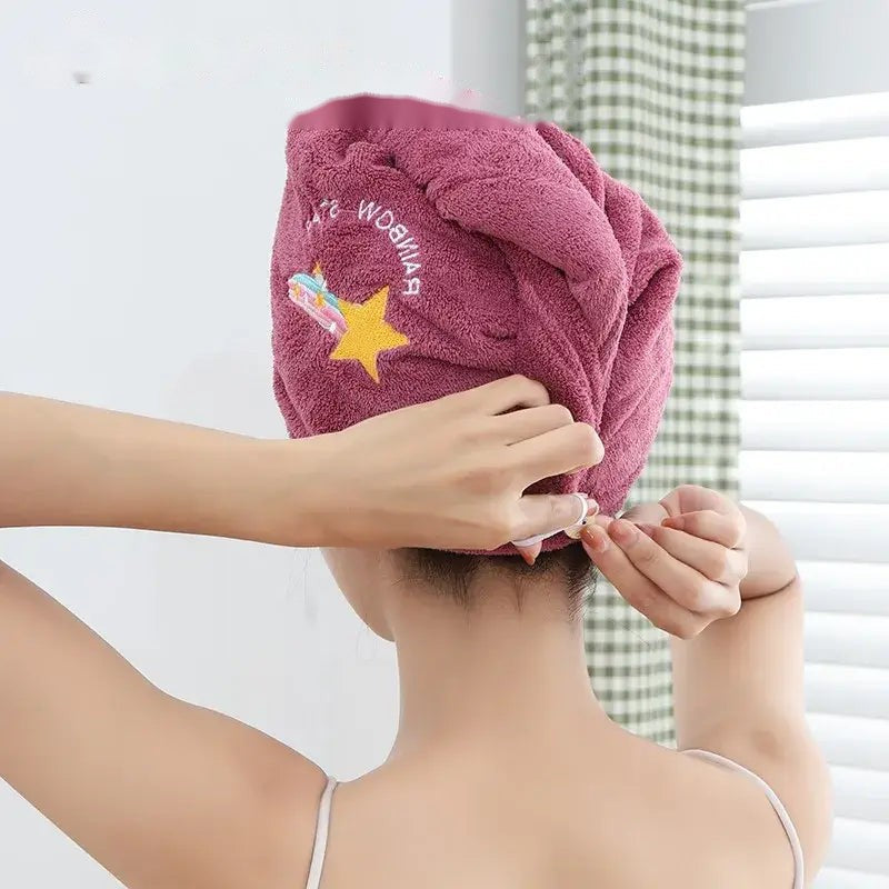 Microfiber Hair Drying Towel Wrap – Quick-Dry, Soft & Lightweight Turban for Women