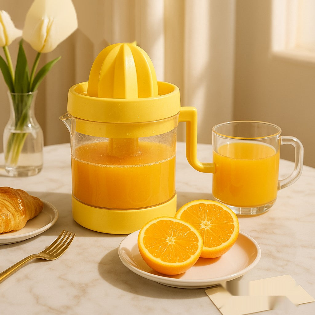 Premium Hand-Cranked Citrus Juicer – High Juice Yield, Easy Manual Squeezer for Oranges & Lemons