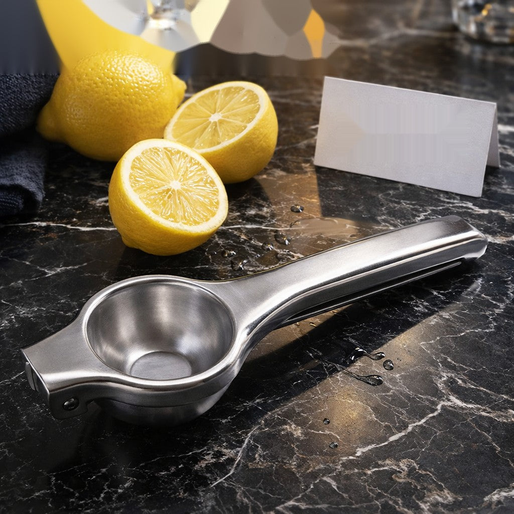 Premium Stainless Steel Lemon Squeezer – Heavy-Duty Manual Citrus Juicer for Fresh Juice