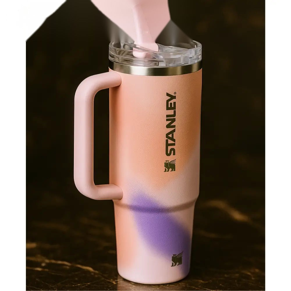 Rose Petal Motion Stanley Quencher H2.0 Tumbler – 40oz Flip Straw