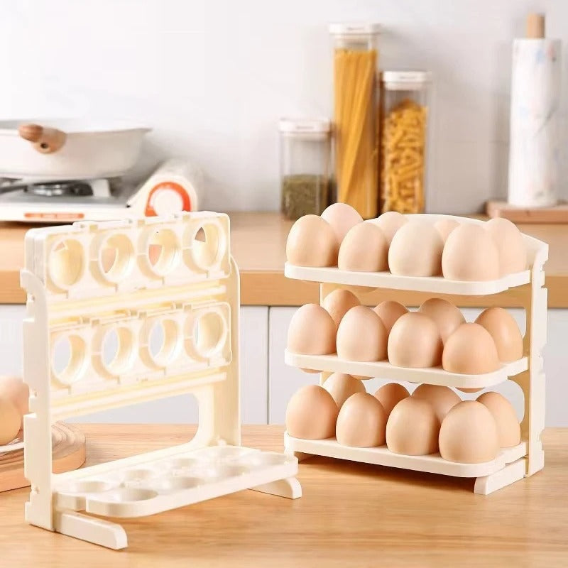 3 Layer Foldable Egg Organizer