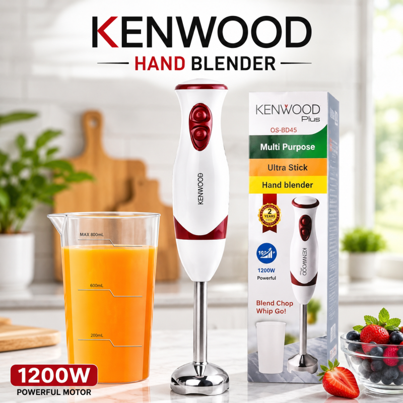 Kenwood Plus Multi Purpose Ultra Stick Hand Blende 1200W Large size with heavy duty moter