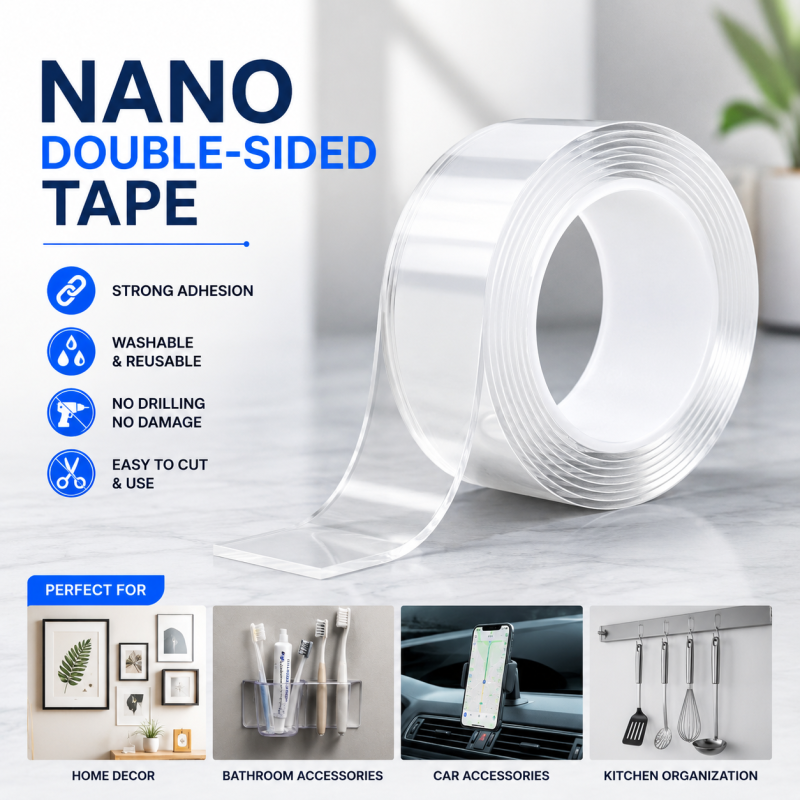 Silicone Double Sided Nano Tape  ( 5 Meter )