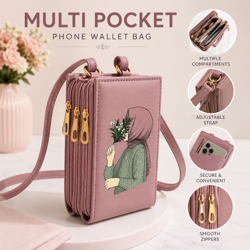 3 Zipper Luxury Cross Body For Womens