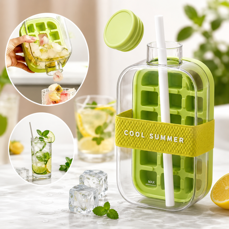 COOL ICE CUBE BOTTLE (800ML)