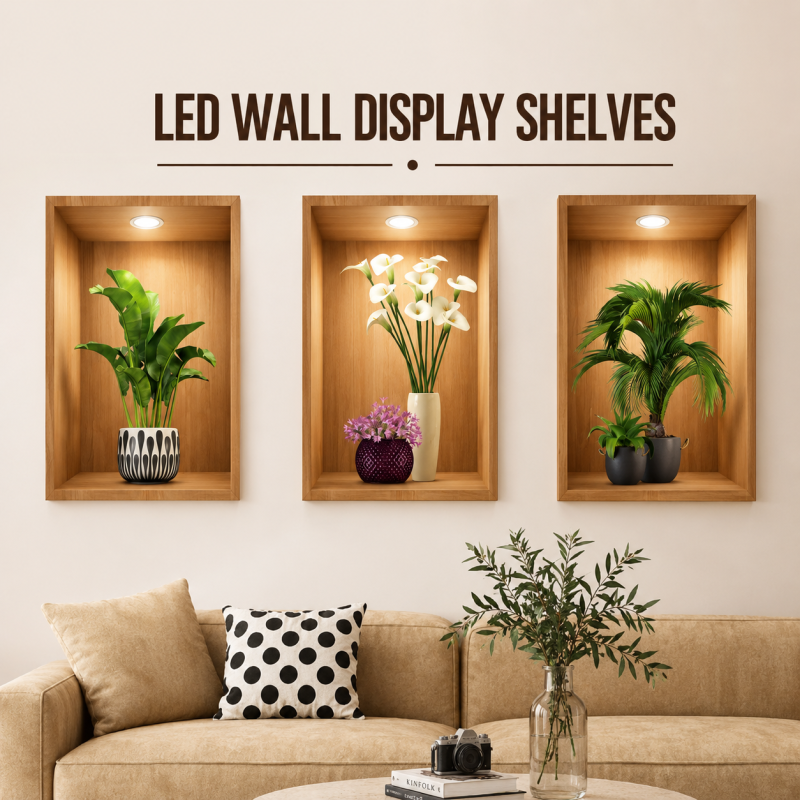 3d Flower wall paper sticker (3 Pcs Set)