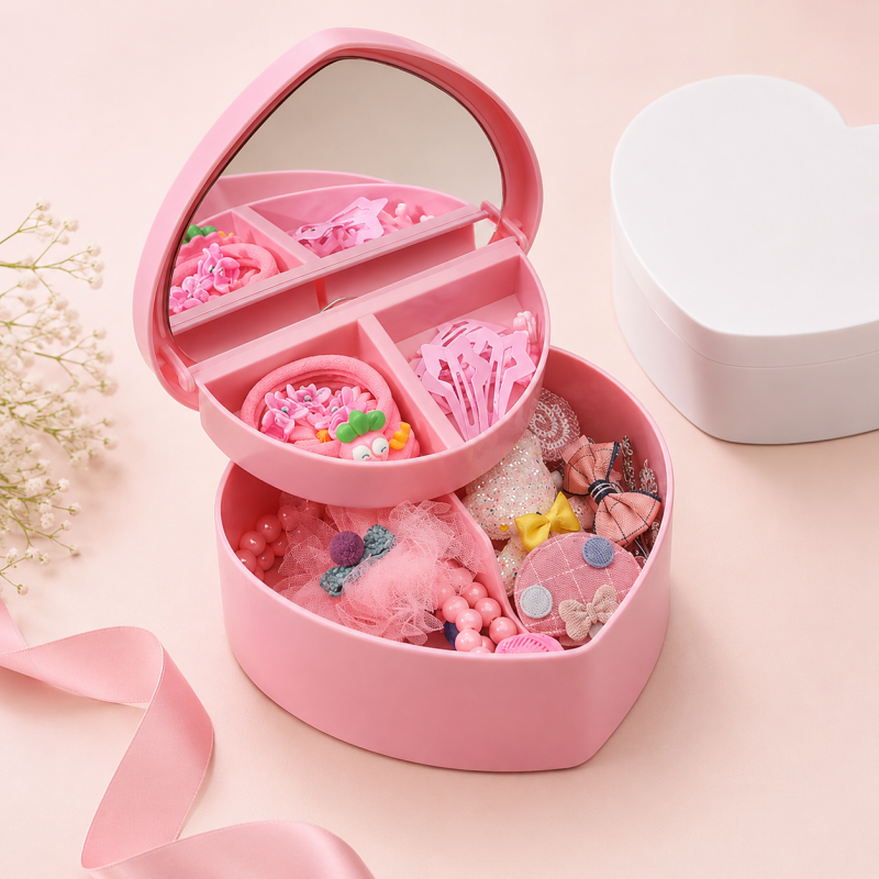 HEART SHAPE JUEWLLERY BOX