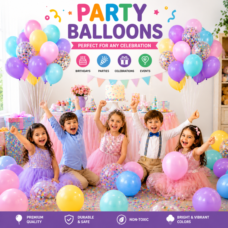 Premium Balloon Set (20 pcs) – Perfect for birthdays, parties & special occasions Easy to use, stylish design, and great quality