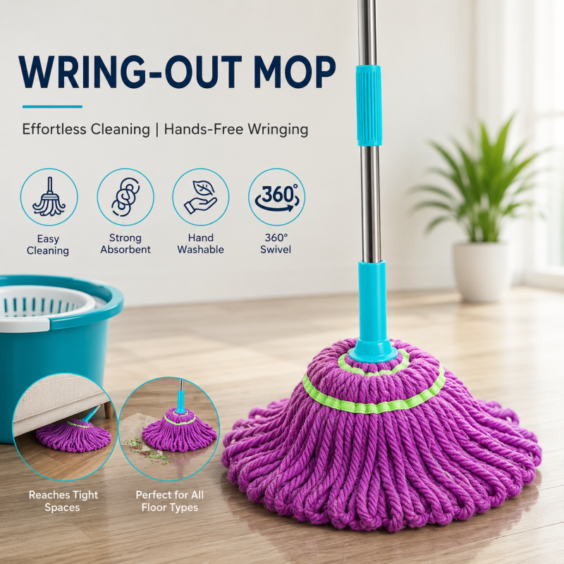Easy Self Wringing Twist mop, Microfiber mop