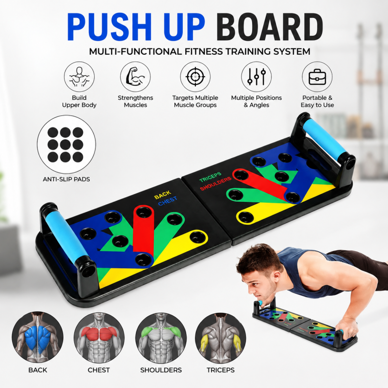 Push Up Board Comprehensive Fitness Pushup Stand