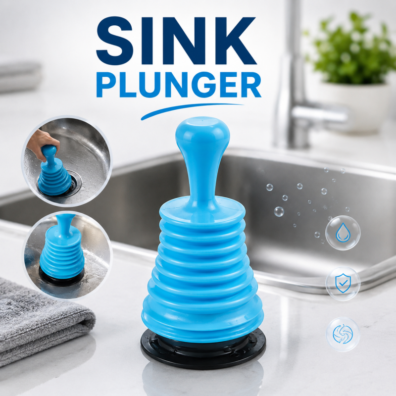 Bathroom Kitchen Unblock Toilet Waste Sink Dirt Clog Remover Drainer Pump