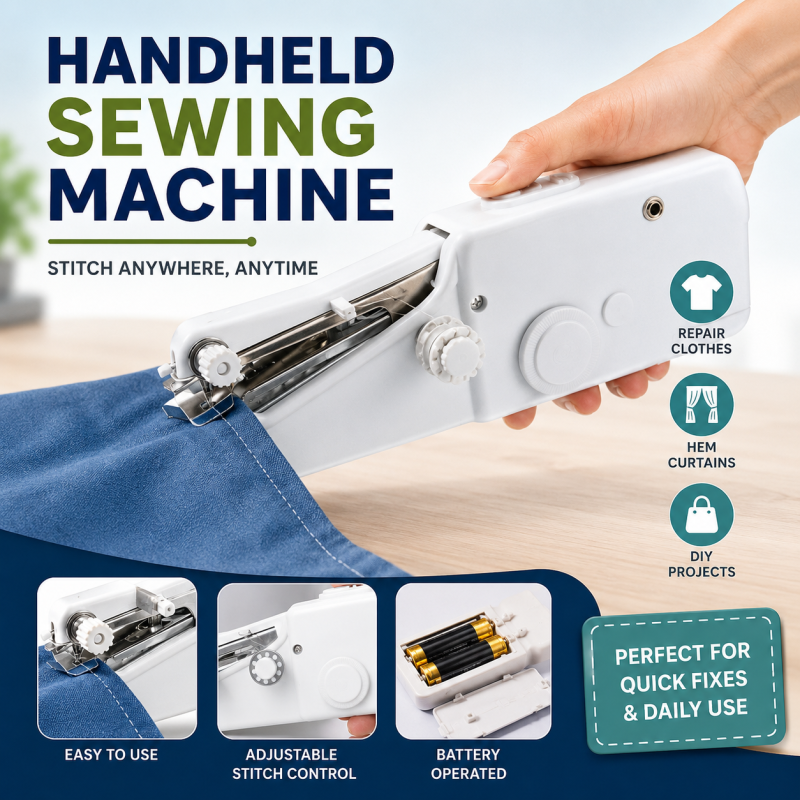 MINI SEWING MACHINE l PORTABLE HANDY STITCH MACHINE l EASY SEWING l SILAI MACHINE