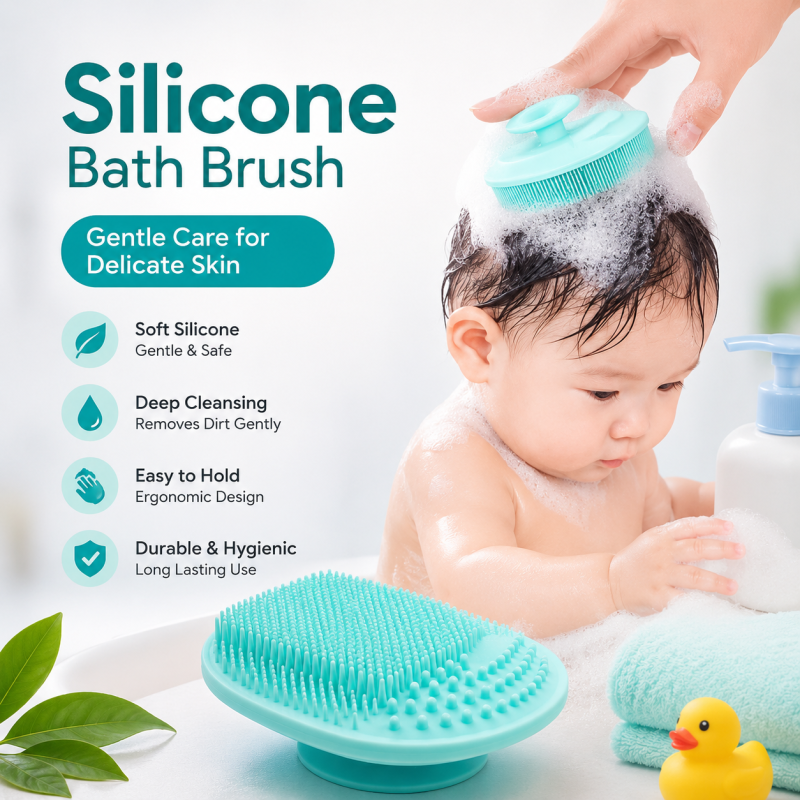 Portable Mini Facial Cleaning Mat Pad Scrubber Silicone Face Cleansing Brush