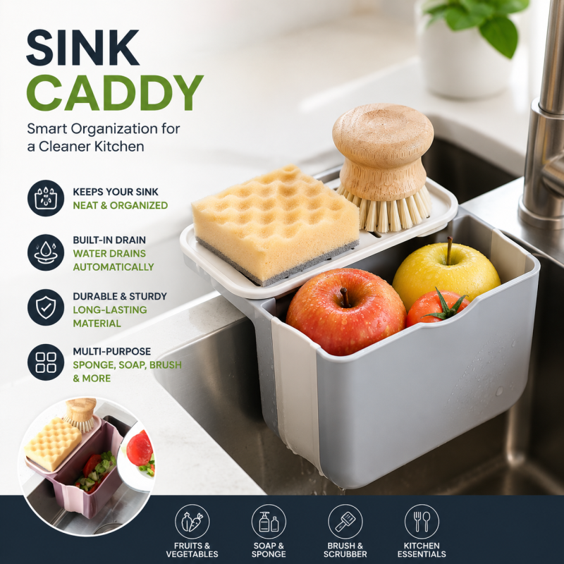 Sink Drain Strainer Basket Suction Cup Foldable Hanging Sink Food Strainer Kitchen Food Waste