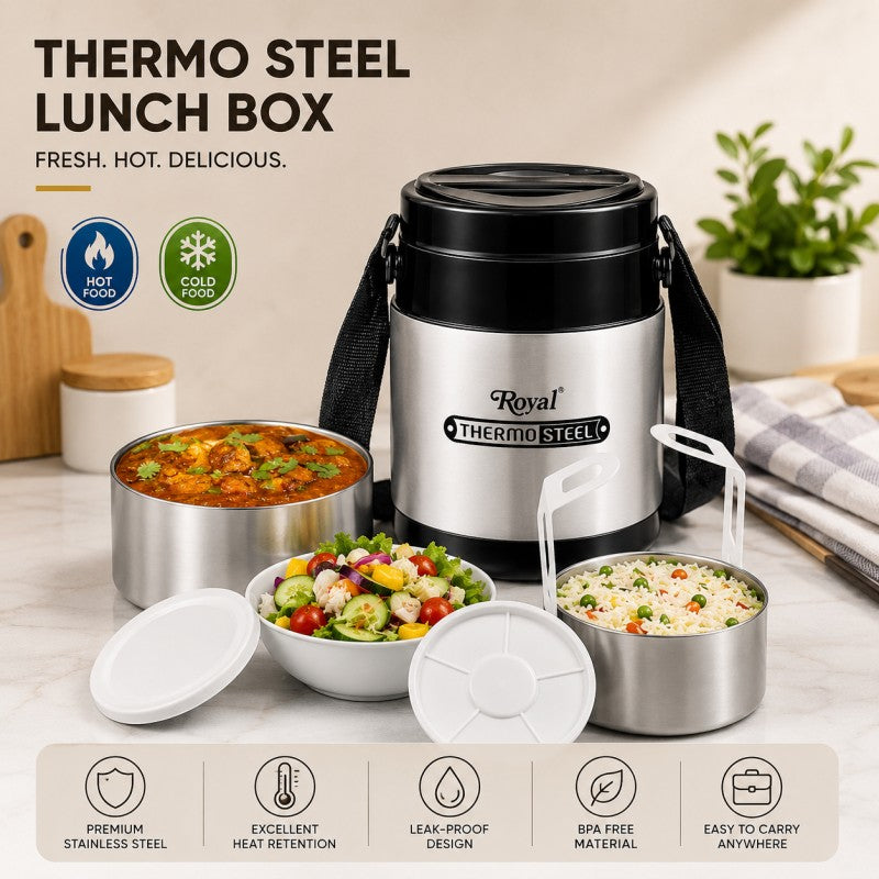 Thermo-Steel Food Carrier Legend-3