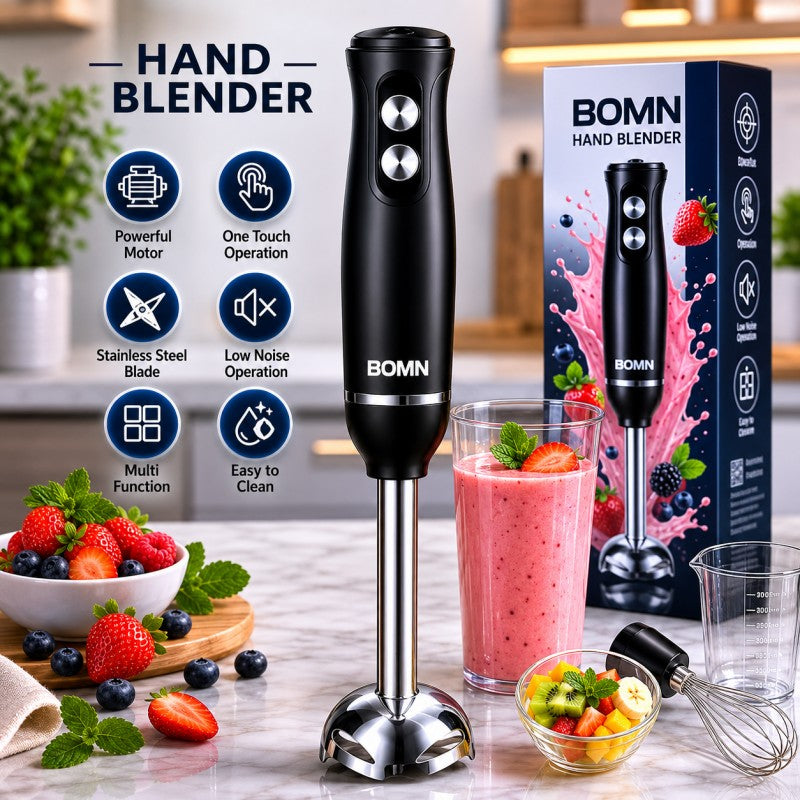 RAF Hand Blender R-294 – Perfect for smoothies, soups, sauces, baby food, and more. Make cooking faster and easier every day
