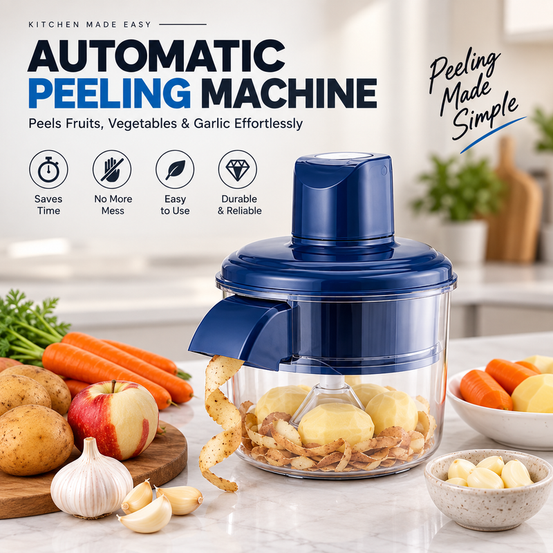 Automatic Vegetable & Fruit Peeler | Electric Peeling Machine