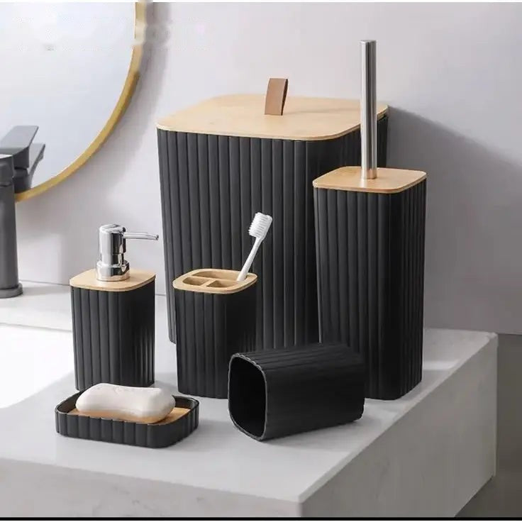 6pcs Bathroom Accessory Set