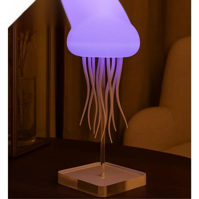 Aesthetic LED Jellyfish Night Light Lamp