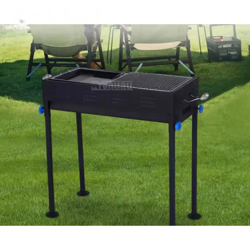 Authentic Portable Japanese Charcoal Grill with Stand - Outdoor BBQ & Camping