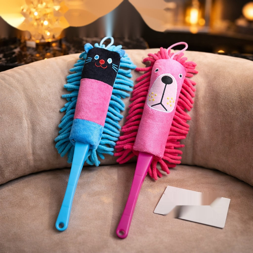Cute Cartoon Microfiber Dust Cleaner Duster – 1 Pc
